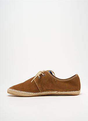 Espadrilles fermeture lacets bout rond marron PEPE JEANS homme