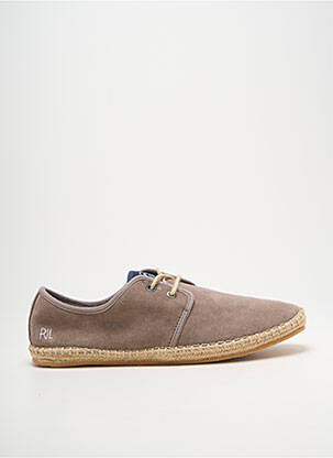 Espadrilles fermeture lacets bout rond gris PEPE JEANS homme