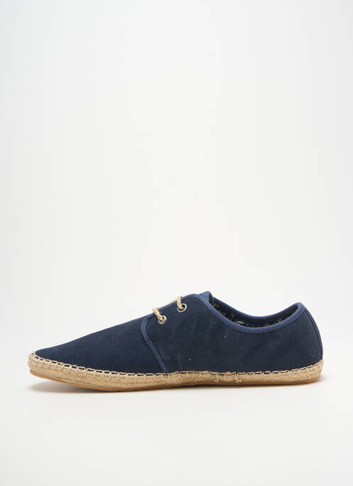 Espadrilles fermeture lacets bout rond bleu PEPE JEANS homme
