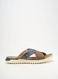 Mules/sabots bout ouvert bout ouvert bleu BUGATTI homme