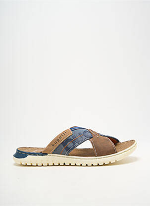 Mules/sabots bout ouvert bout ouvert bleu BUGATTI homme