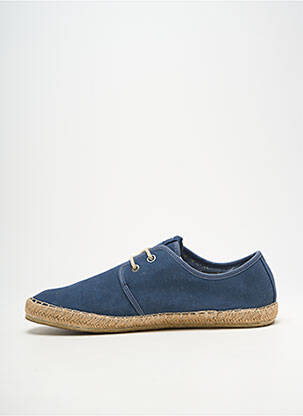 Espadrilles fermeture lacets bout rond bleu PEPE JEANS homme