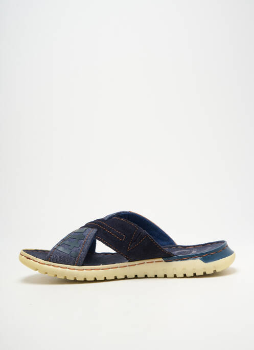 Mules/sabots bout ouvert bout ouvert bleu BUGATTI homme