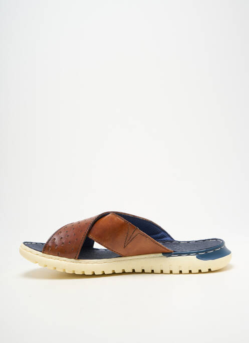 Mules/sabots bout ouvert bout ouvert marron BUGATTI homme