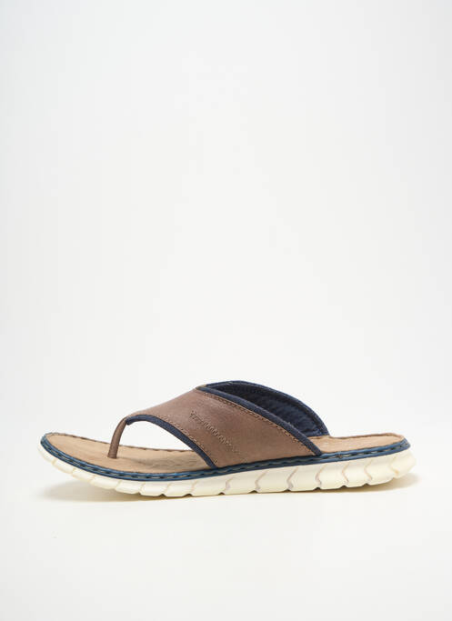 Tongs bout ouvert bout ouvert marron BUGATTI homme