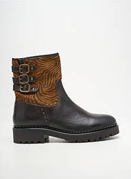 Bottines/boots talon bas talon plat jusqu'à 3cm marron COCO ET ABRICOT femme