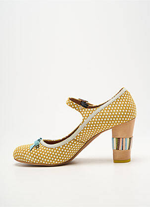 Escarpins fermeture boucle(s) talon haut de 10cm et plus jaune NEMONIC femme