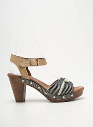 Sandales/nu pieds fermeture boucle(s) talon de 7 à 9cm noir NEMONIC femme