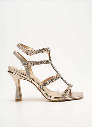 Sandales/nu pieds talon aiguille talon de 7 à 9cm or ALMA EN PENA femme