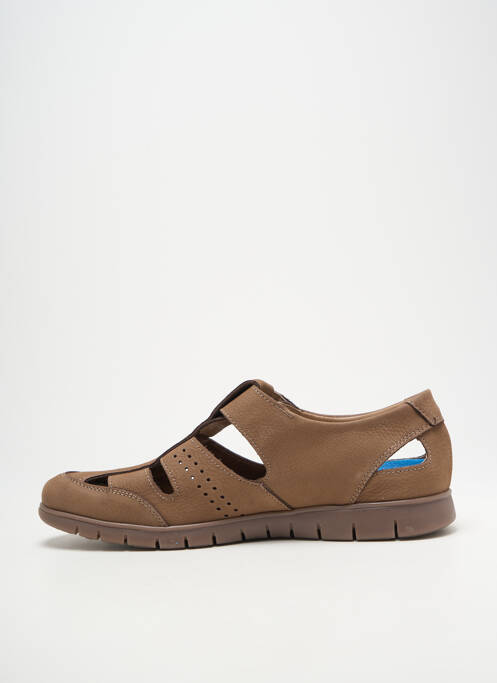 Sandales/nu pieds bout rond bout rond marron COMFEET homme
