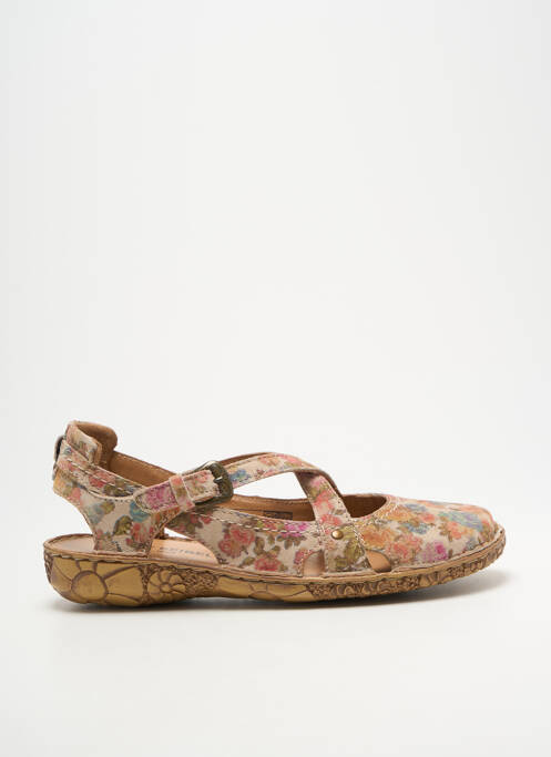 Sandales/nu pieds fermeture boucle(s) talon plat jusqu'à 3cm beige JOSEF SEIBEL femme