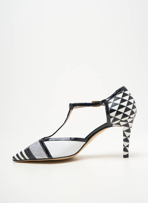 Escarpins fermeture boucle(s) talon de 7 à 9cm noir MODA DI FAUSTO femme
