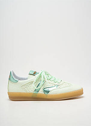 Baskets semelle amovible talon plat jusqu'à 3cm vert MJUS femme