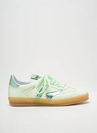 Baskets semelle amovible talon plat jusqu'à 3cm vert MJUS femme