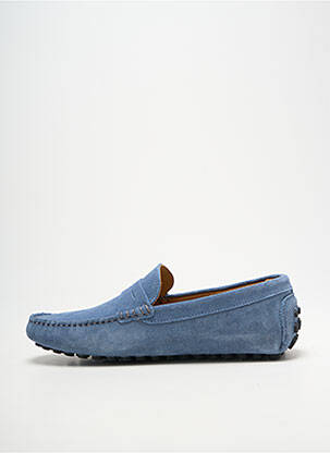Mocassins voute plantaire bout rond bleu LES MOCASSINS TROPEZIENS homme
