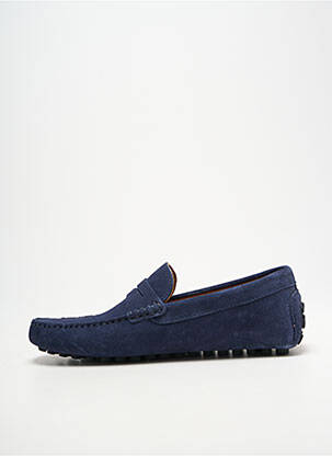 Mocassins voute plantaire bout rond bleu fonce LES MOCASSINS TROPEZIENS homme