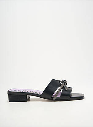 Mules/sabots type de semelle amortissante talon plat jusqu'à 3cm noir MARIAMARE femme