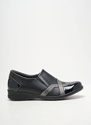 Chaussures de confort voute plantaire talon plat jusqu'à 3cm noir SWEDI femme