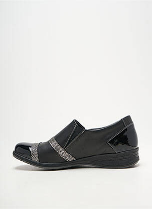Chaussures de confort voute plantaire talon plat jusqu'à 3cm noir SWEDI femme