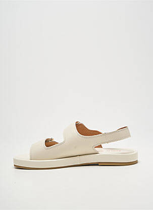 Sandales/nu pieds chiquet talon plat jusqu'à 3cm beige EMILIE KARSTON femme