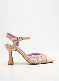 Sandales/nu pieds talon aiguille talon de 7 à 9cm beige MARIAMARE femme