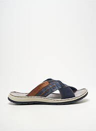 Mules/sabots bout ouvert bout ouvert bleu BUGATTI homme