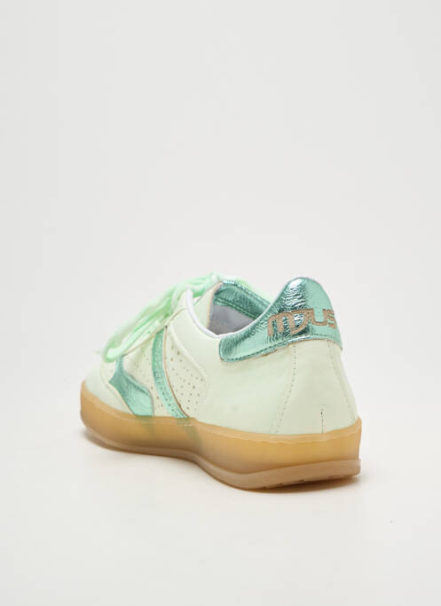 Baskets semelle amovible talon plat jusqu'à 3cm vert MJUS femme