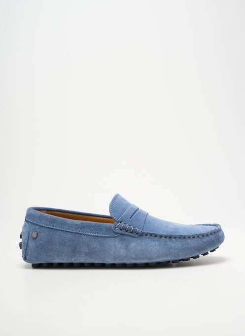 Mocassins voute plantaire bout rond bleu LES MOCASSINS TROPEZIENS homme