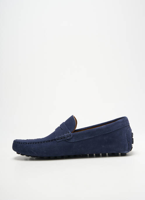 Mocassins voute plantaire bout rond bleu fonce LES MOCASSINS TROPEZIENS homme