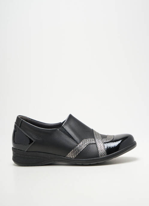 Chaussures de confort voute plantaire talon plat jusqu'à 3cm noir SWEDI femme