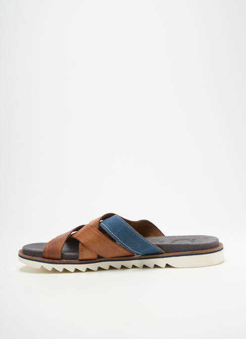Mules/sabots bout ouvert bout ouvert bleu BUGATTI homme