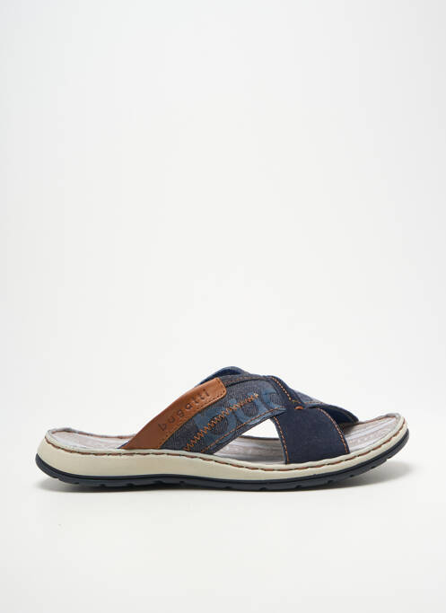 Mules/sabots bout ouvert bout ouvert bleu BUGATTI homme