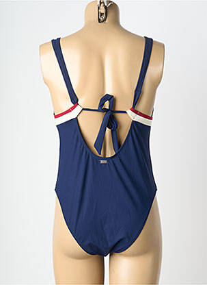 Maillot de bain 1 pièce stretch bleu BANANA MOON femme
