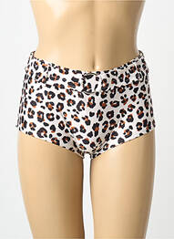 Bas de maillot de bain stretch short beige BANANA MOON femme