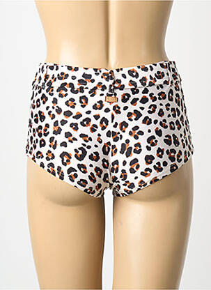 Bas de maillot de bain stretch short beige BANANA MOON femme