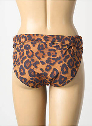 Bas de maillot de bain stretch culotte marron CHANTELLE femme