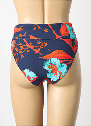 Bas de maillot de bain imprimé fantaisie culotte bleu CHANTELLE femme