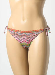 Bas de maillot de bain imprimé fantaisie bikini violet BANANA MOON femme