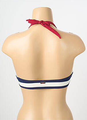 Haut de maillot de bain stretch haut triangles blanc BANANA MOON femme