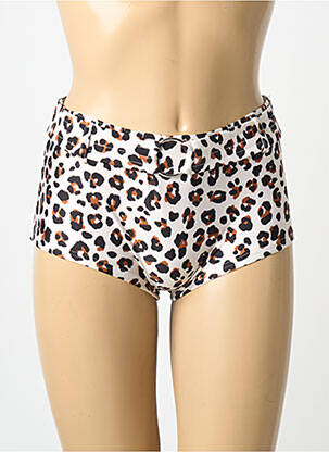 Bas de maillot de bain stretch short beige BANANA MOON femme