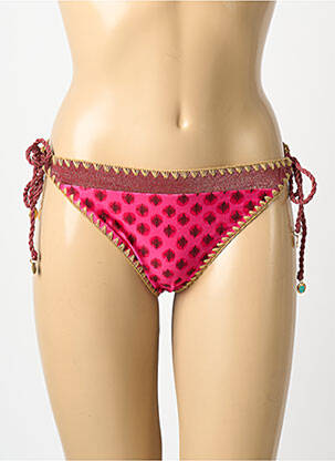 Bas de maillot de bain imprimé fantaisie bikini rose BANANA MOON femme