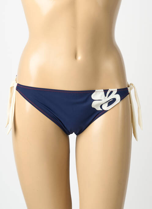Bas de maillot de bain stretch bikini bleu BANANA MOON femme