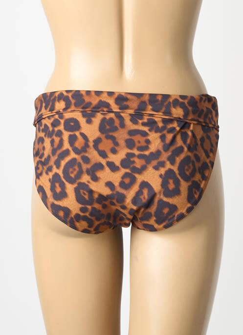 Bas de maillot de bain stretch culotte marron CHANTELLE femme