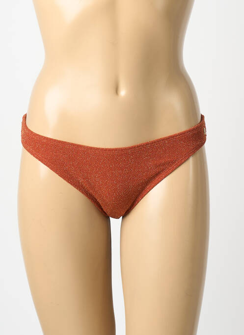 Bas de maillot de bain stretch culotte orange LES TROPEZIENNES PAR M.BELARBI femme