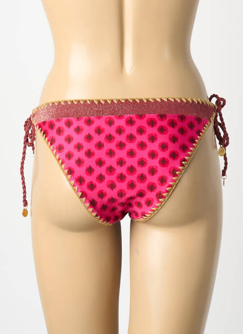 Bas de maillot de bain imprimé fantaisie bikini rose BANANA MOON femme