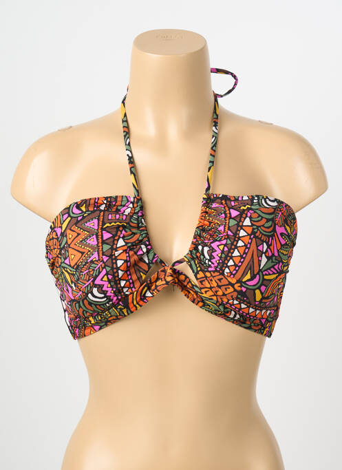 Haut de maillot de bain stretch haut soutien-gorge moulé noir BANANA MOON femme