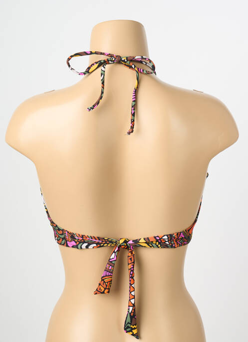 Haut de maillot de bain stretch haut soutien-gorge moulé noir BANANA MOON femme