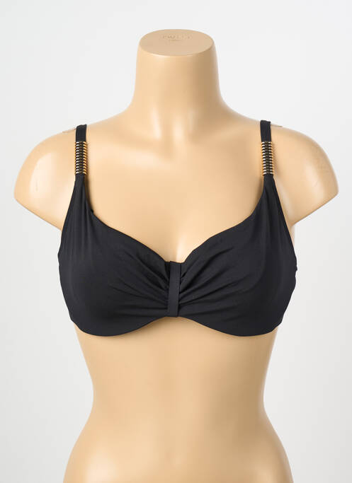 Haut de maillot de bain stretch haut soutien-gorge emboitant noir CHANTELLE femme