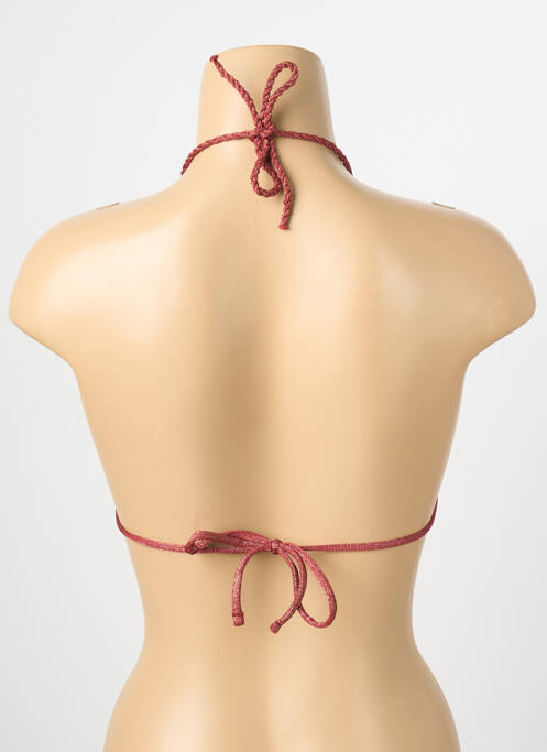 Haut de maillot de bain stretch haut triangles rose BANANA MOON femme