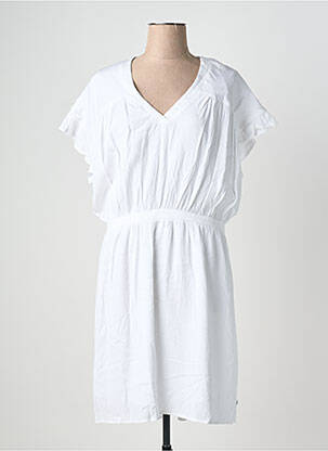 Robe mi-longue sans manche sans manche blanc LE TEMPS DES CERISES femme